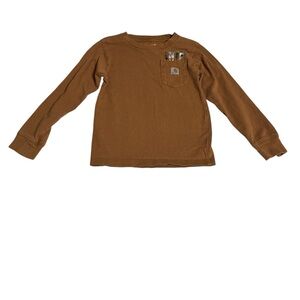 Carhartt Kids Brown Long Sleeve Tee